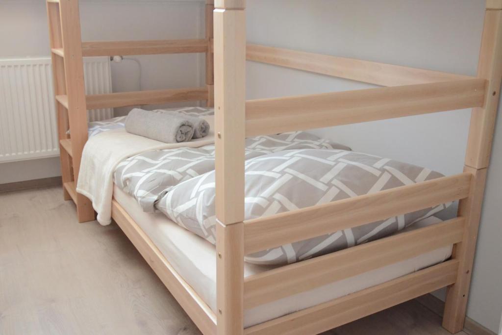 Postel nebo postele na pokoji v ubytování Hostel Bratislava