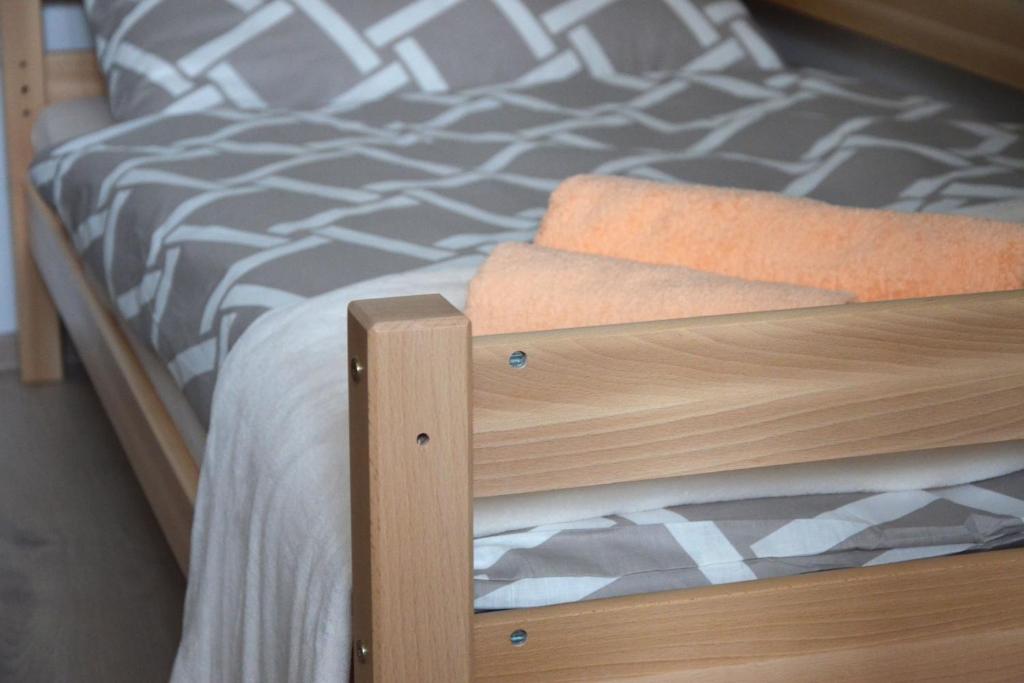 Postel nebo postele na pokoji v ubytování Hostel Bratislava