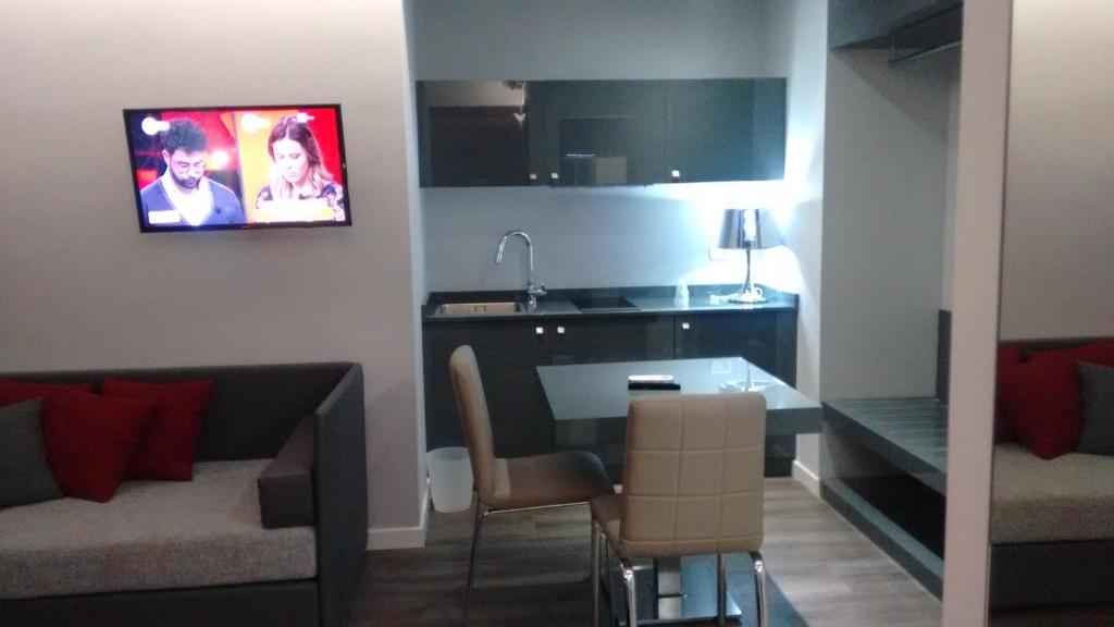 Posezení v ubytování Hotel Leopardi