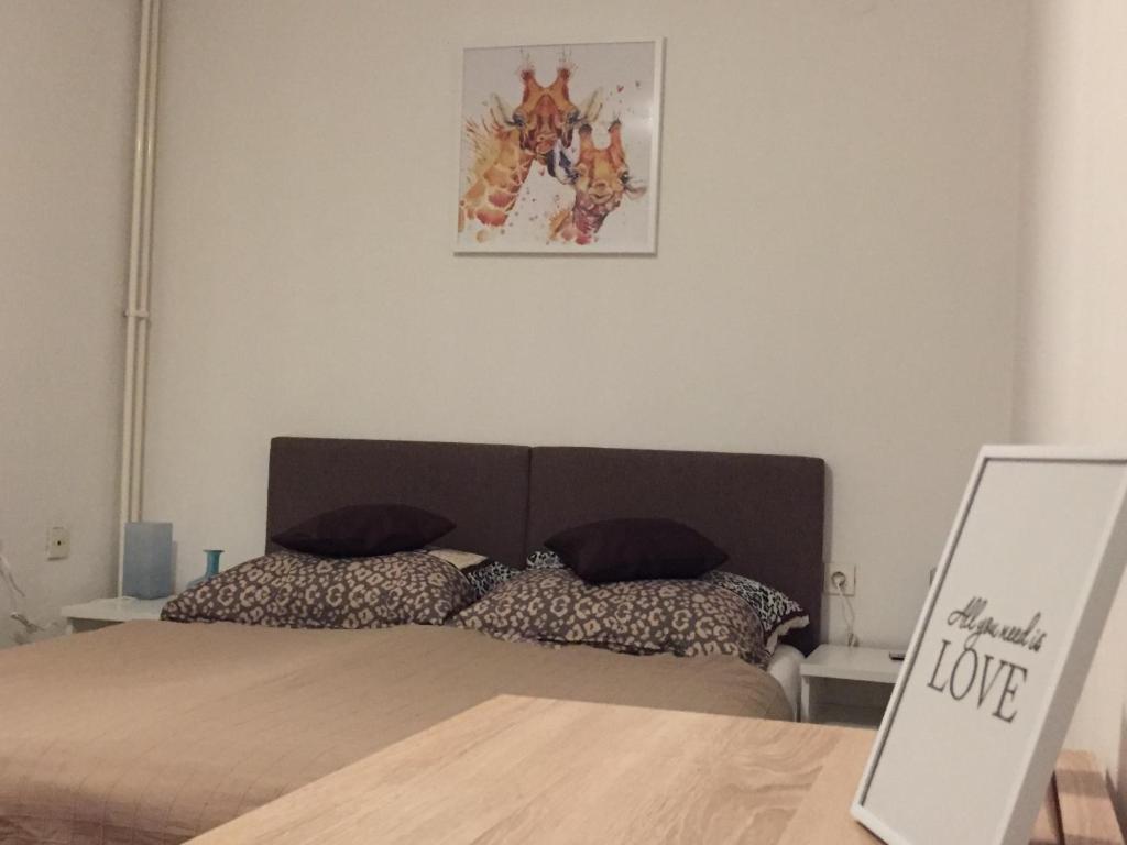 Posteľ alebo postele v izbe v ubytovaní Apartment Karlovac