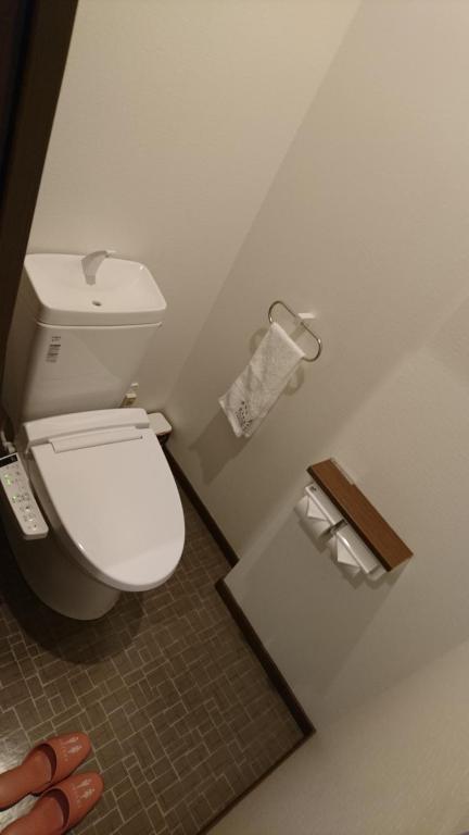 Koupelna v ubytování Hotel Taiheiyo