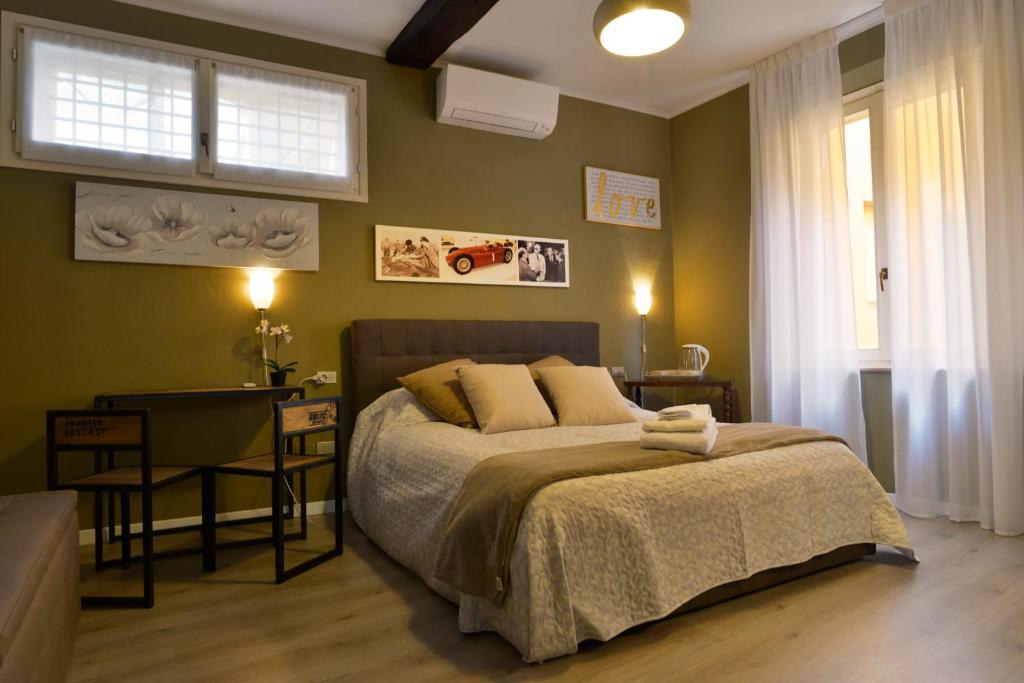 Llit o llits en una habitació de Room & Breakfast Canalino 21