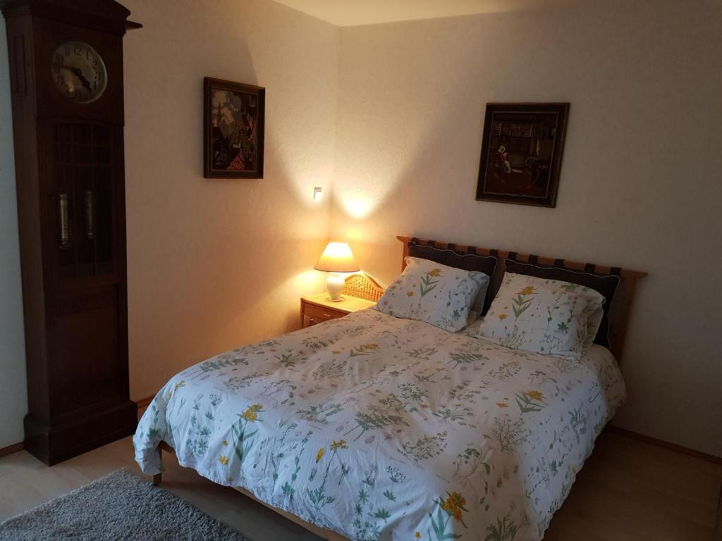 Postel nebo postele na pokoji v ubytování Villa Le Rabailly
