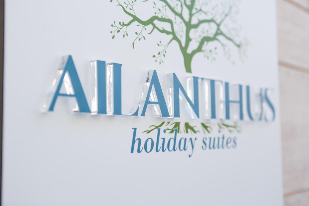 Certifikát, hodnocení, plakát nebo jiný dokument vystavený v ubytování Ailanthus Holiday Suites