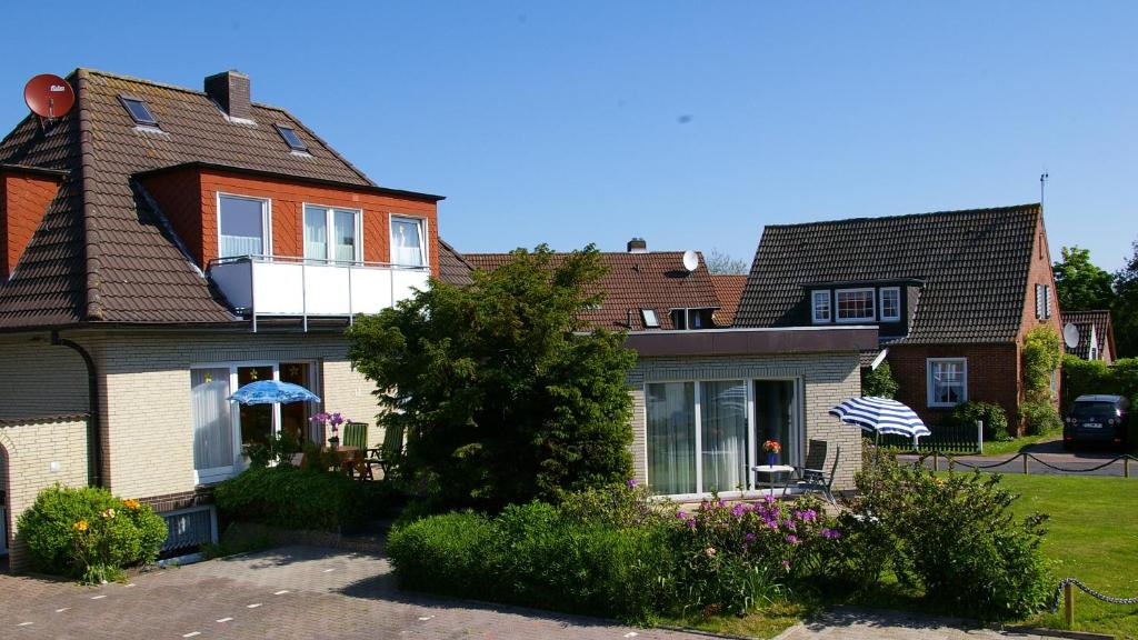 Das Gebäude in dem sich die Ferienwohnung befindet