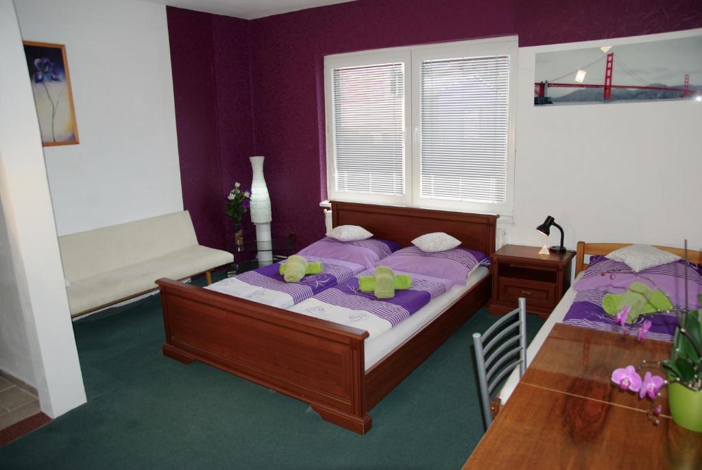 Voodi või voodid majutusasutuse Hostel Humpolec toas