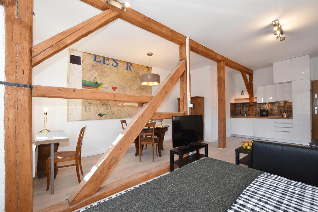 Młyn Karpnicki - Fischbacher Muehle - Studio -appartement Met Uitzicht Op De Bergen