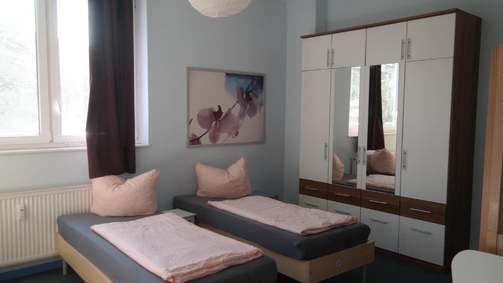 Postel nebo postele na pokoji v ubytování Hostel Inn-Berlin
