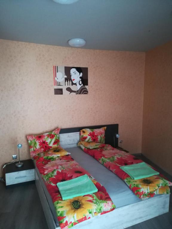 Postel nebo postele na pokoji v ubytování Detelina Complex