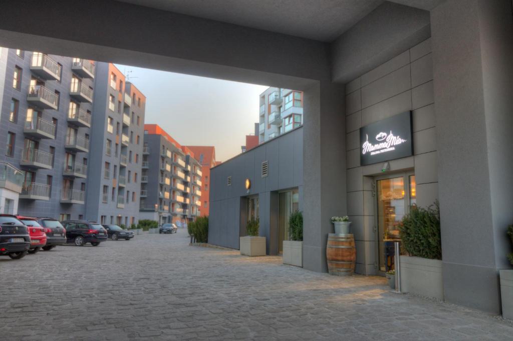Budova, v ktorej sa apartmán nachádza