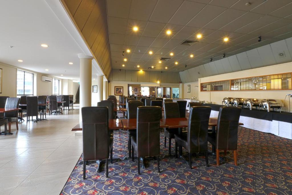 Restaurace v ubytování The Victoria Hotel Dunedin