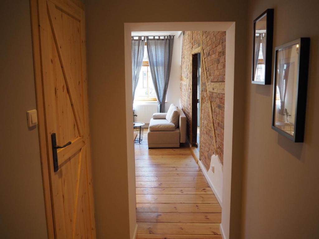 Posedenie v ubytovaní Apartament z widokiem w centrum Starego Miasta