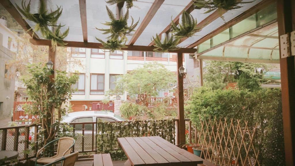 شرفة أو تراس في Guiju Lin Garden Homestay