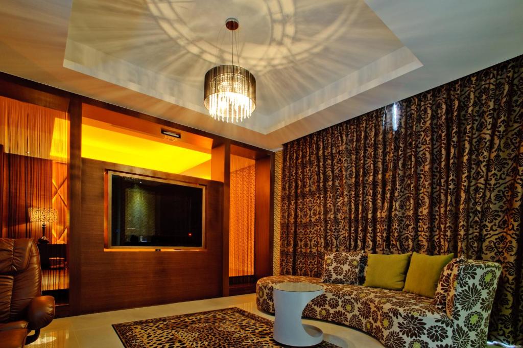 Posezení v ubytování Zhen 13 Villa Motel
