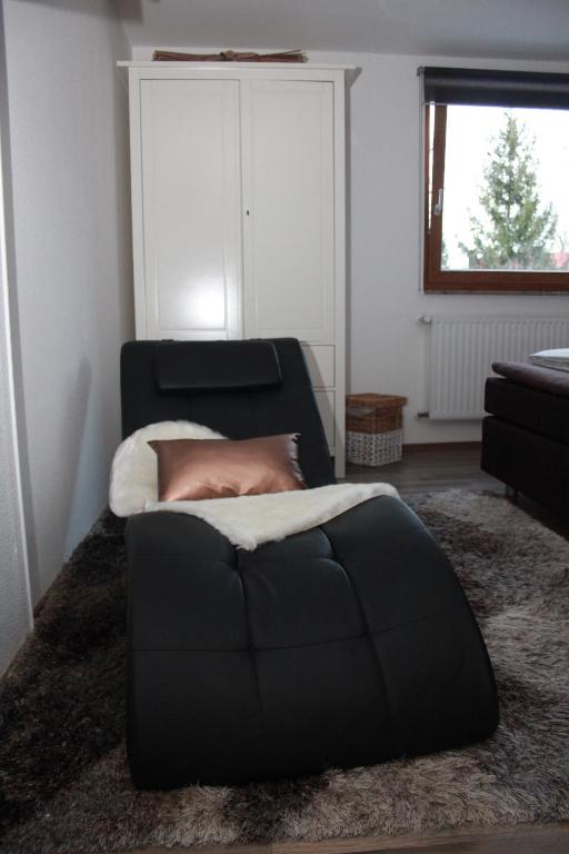 Posezení v ubytování Gästehaus Chaplin