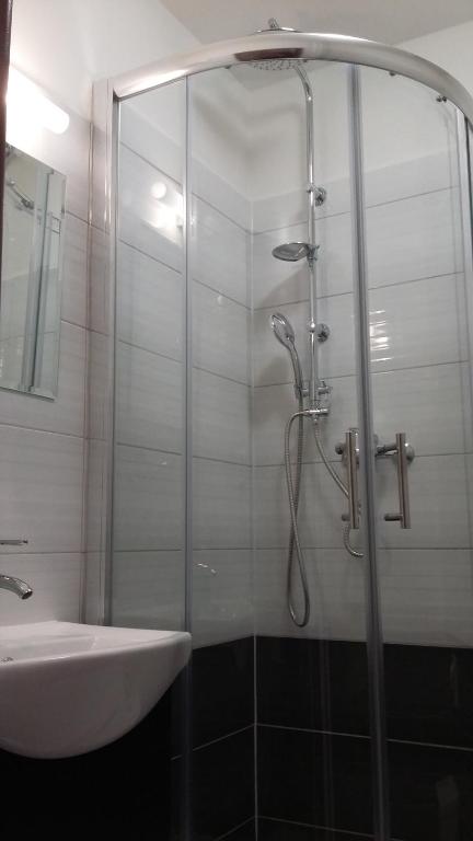 Koupelna v ubytování Penzion Staré Louny
