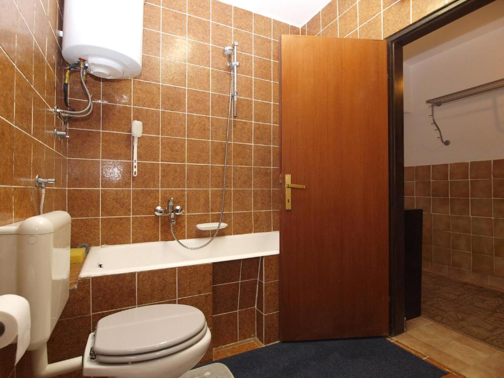 Koupelna v ubytování Apartments Franko 1586