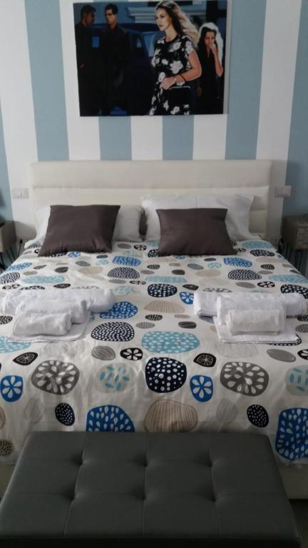 A bed or beds in a room at B&B A casa dell'artista