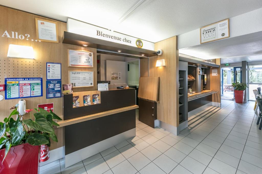Vstupní hala nebo recepce v ubytování B&B HOTEL Toulouse Cité de l'Espace Mouchotte