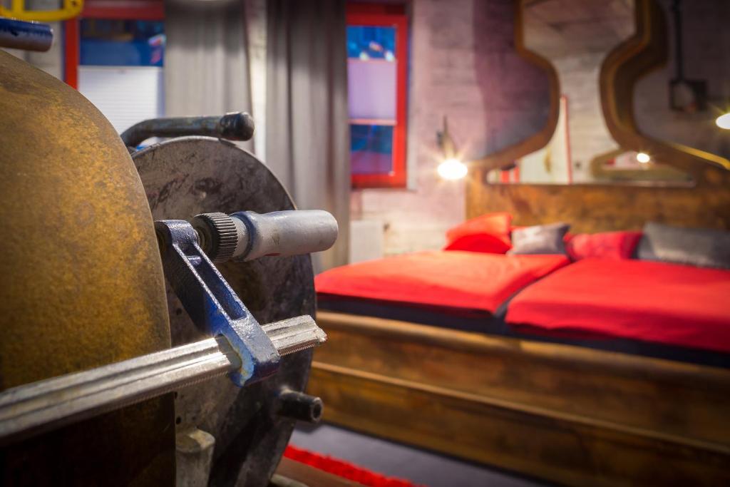 Postel nebo postele na pokoji v ubytování Hotel Kongress