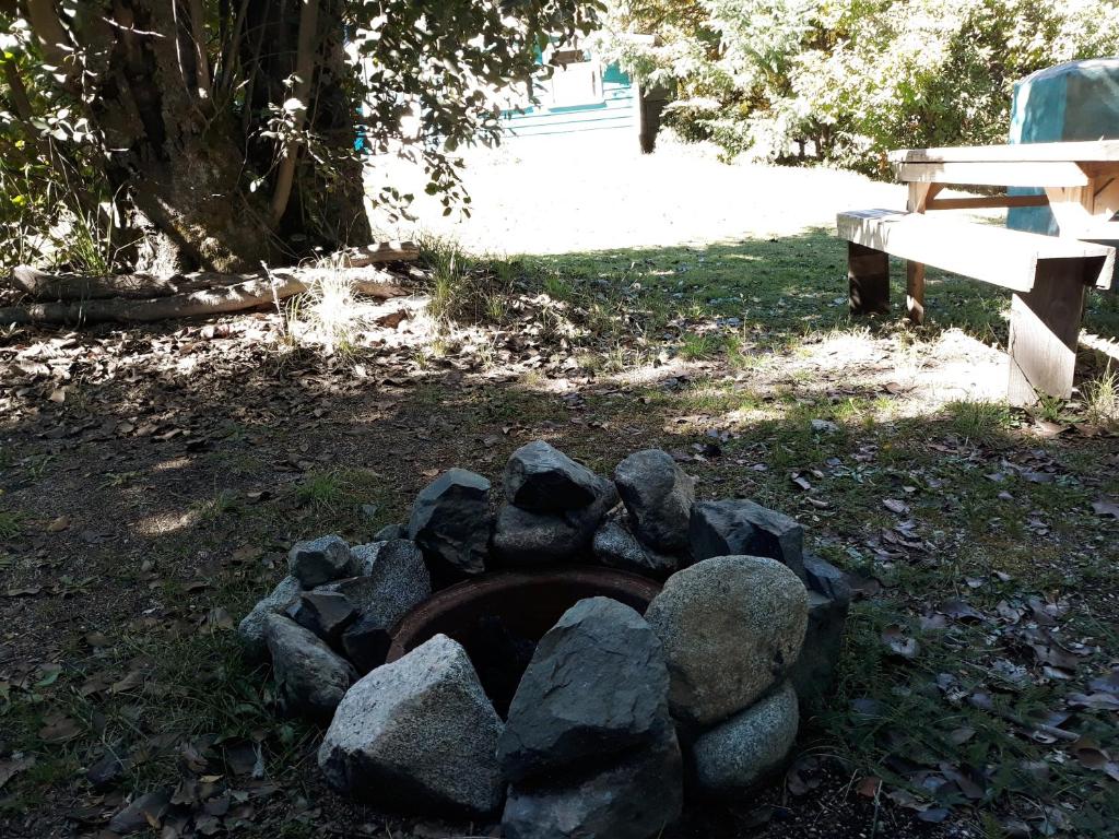Zahrada ubytování Cabaña Rincón de Manzano