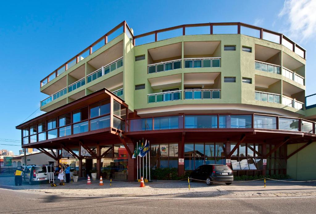 O edifício em que o hotel se localiza