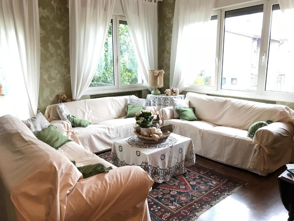 Posezení v ubytování B&B Abano Garden