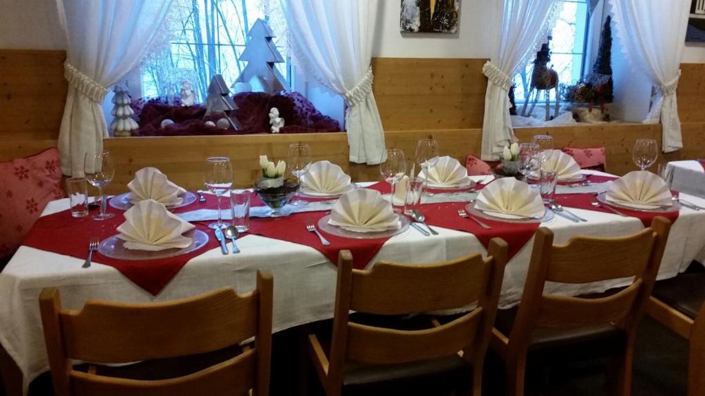 Restaurace v ubytování Gasthaus Vinaders
