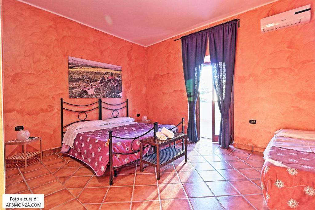 Casale Del Vento - Salle Double Ou Jumelle Avec Vue De La Piscine