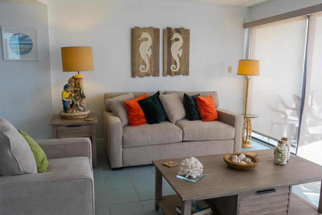 Posezení v ubytování Kawama Yacht Club Apartment