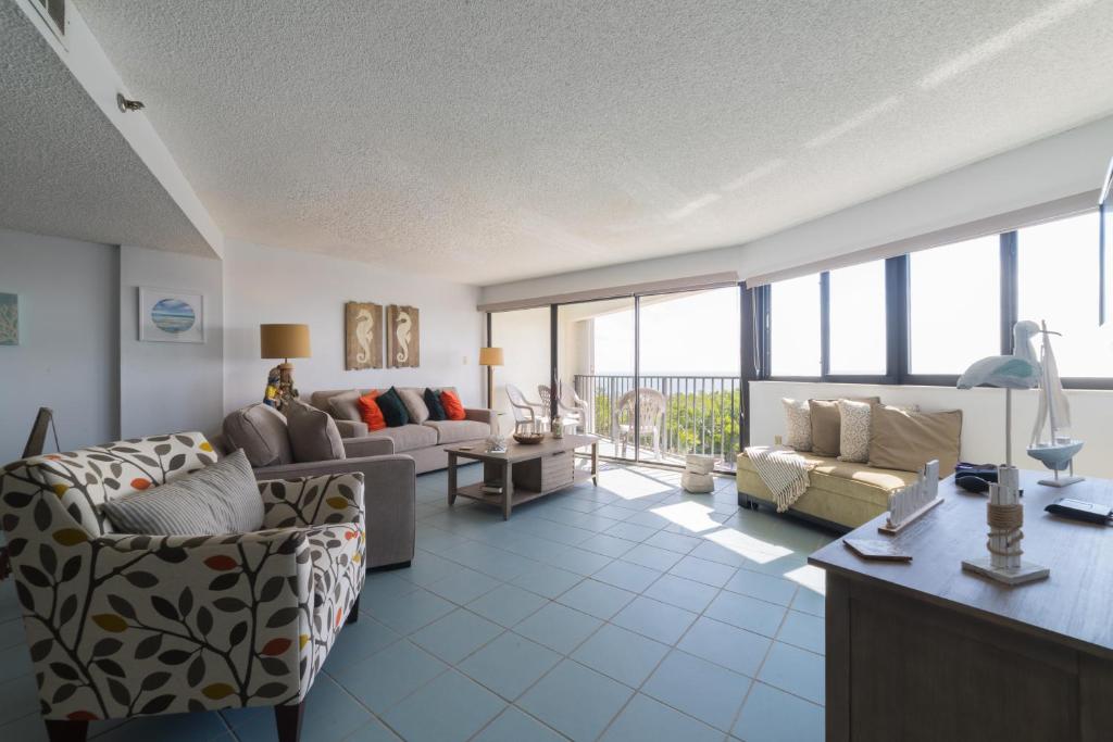 Posezení v ubytování Kawama Yacht Club Apartment