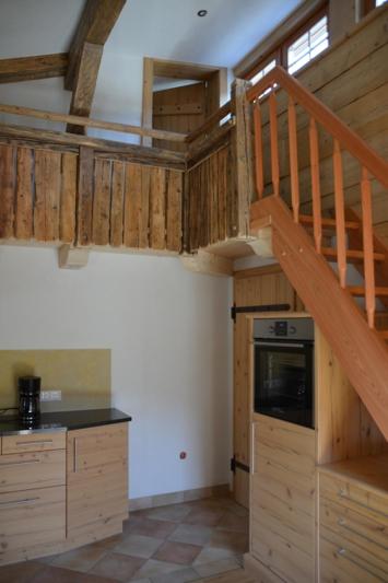Kuchyň nebo kuchyňský kout v ubytování Ferienwohnung Dienerhof
