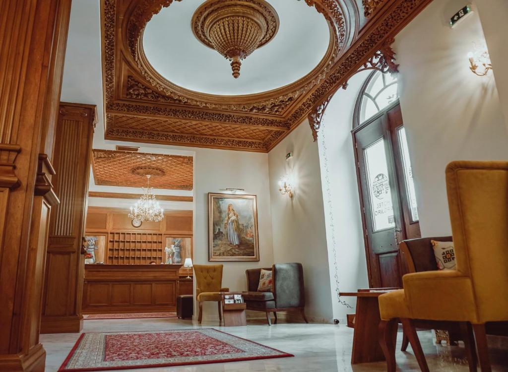 Posezení v ubytování Hotel Argjiro
