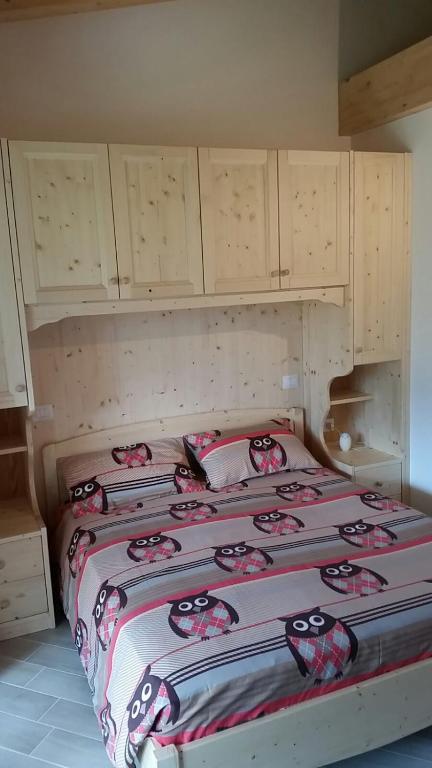Postel nebo postele na pokoji v ubytování Garnì Fobbie