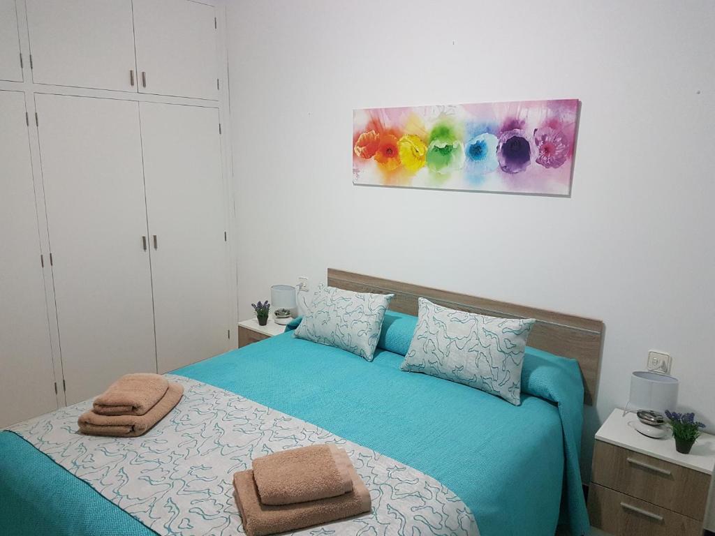 Postel nebo postele na pokoji v ubytování Villa Samba