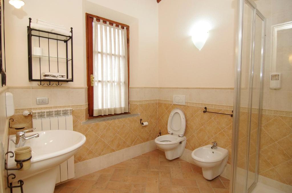 A bathroom at Bacco a Petroio