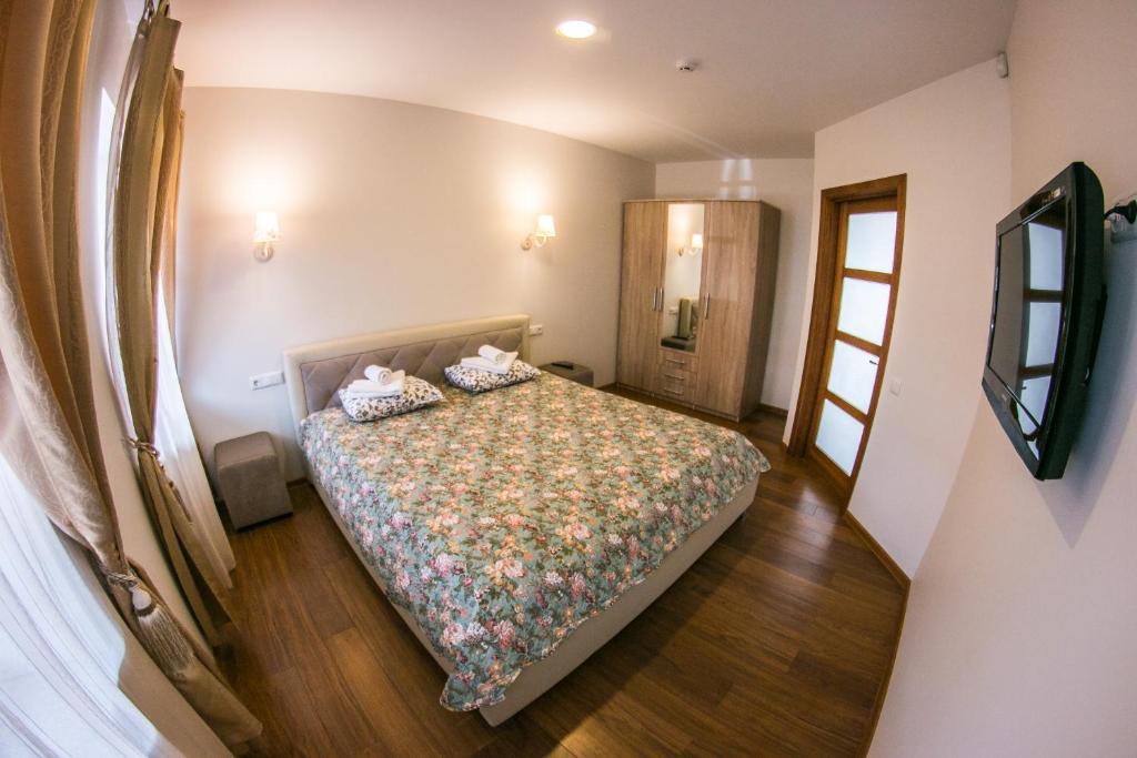 Una cama o camas en una habitación de Vila Gija