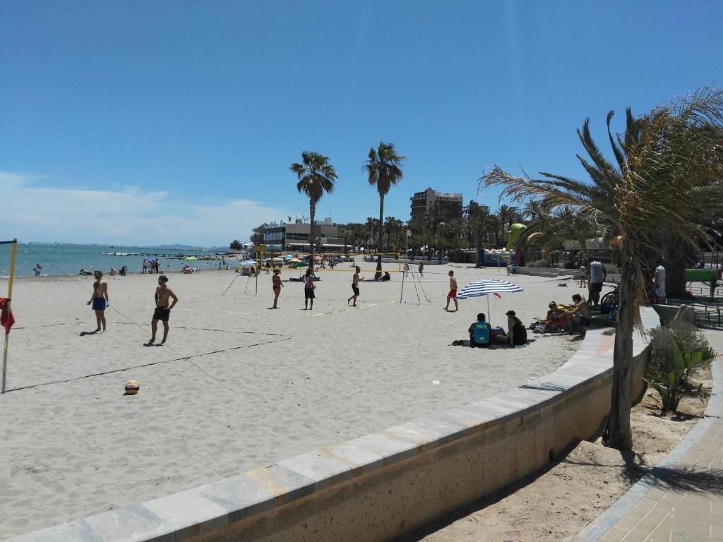 A beach at or near a szállodákat