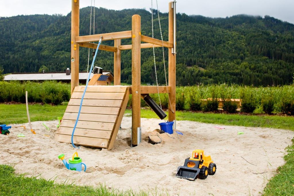 Detský kútik v ubytovaní Appartementhotel am Weissensee