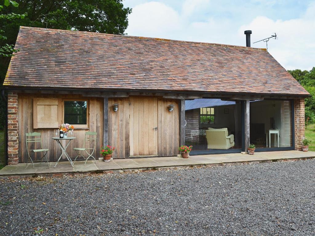 The building where the vacation home is located 