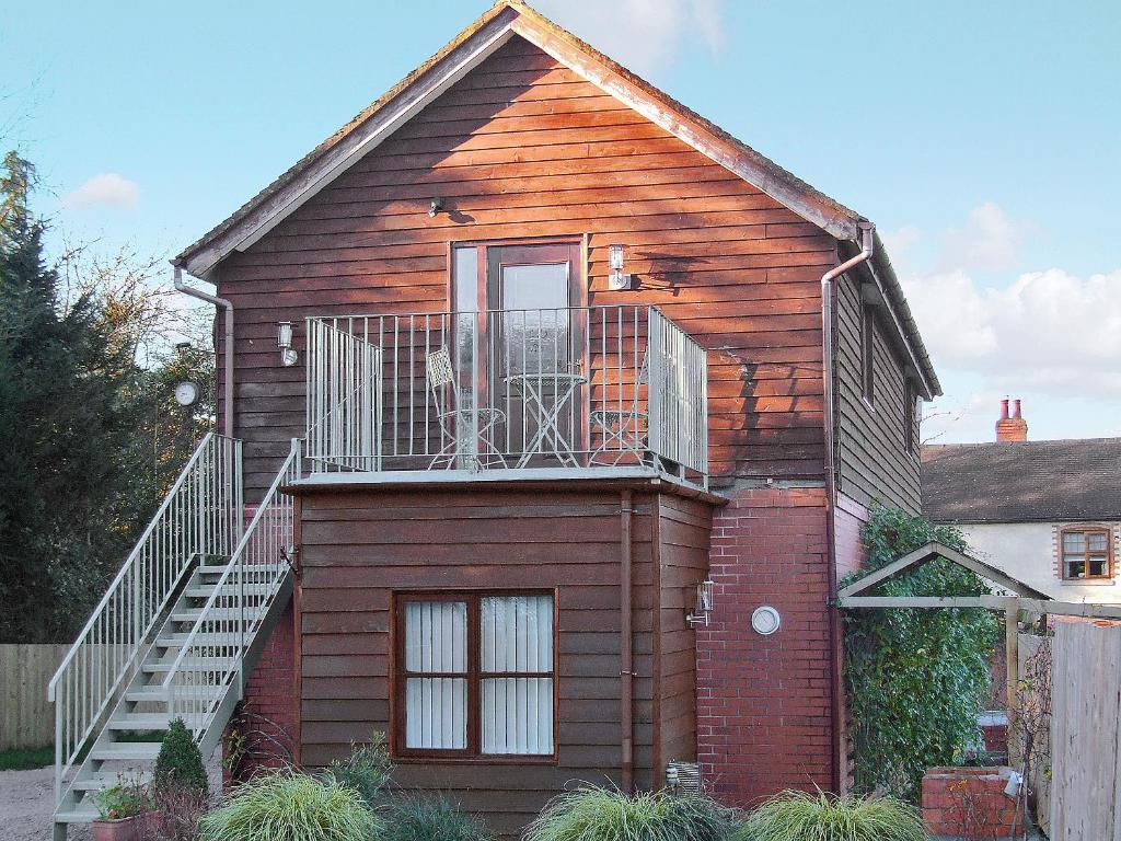 The building where the vacation home is located 