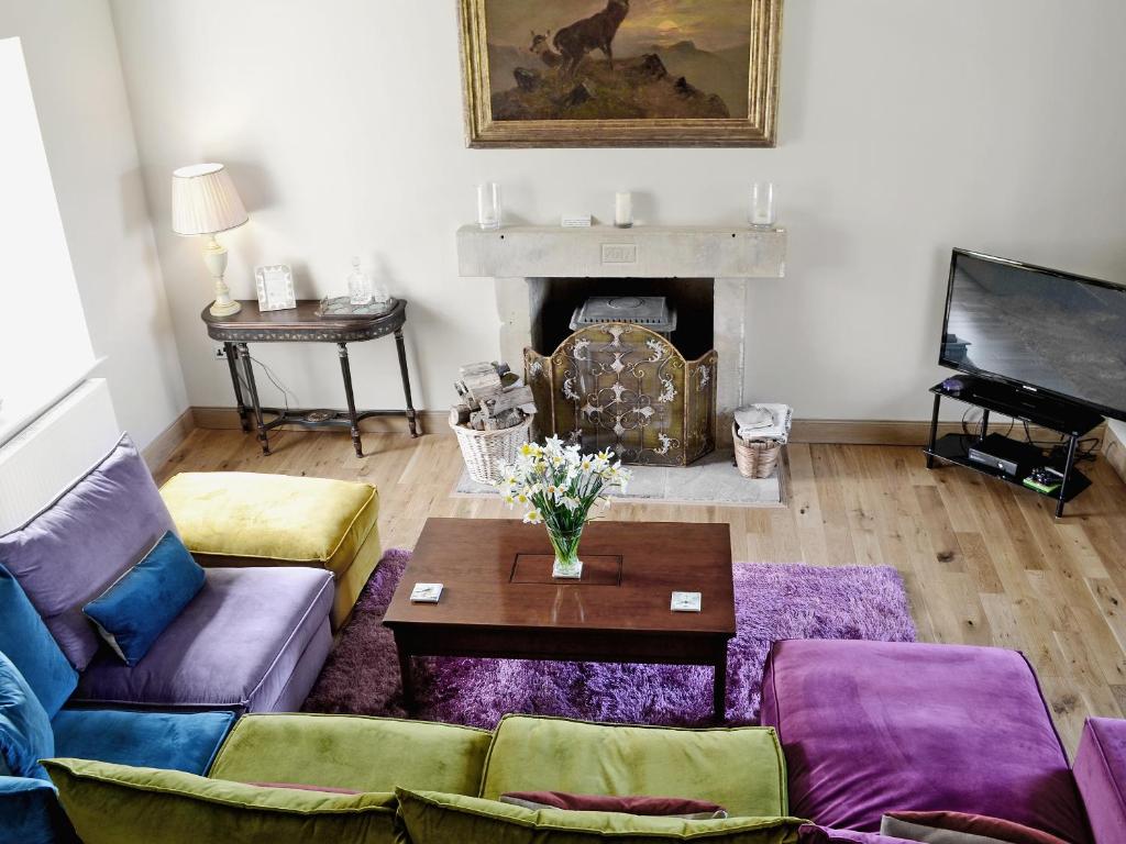 A seating area at Forge Cottage 