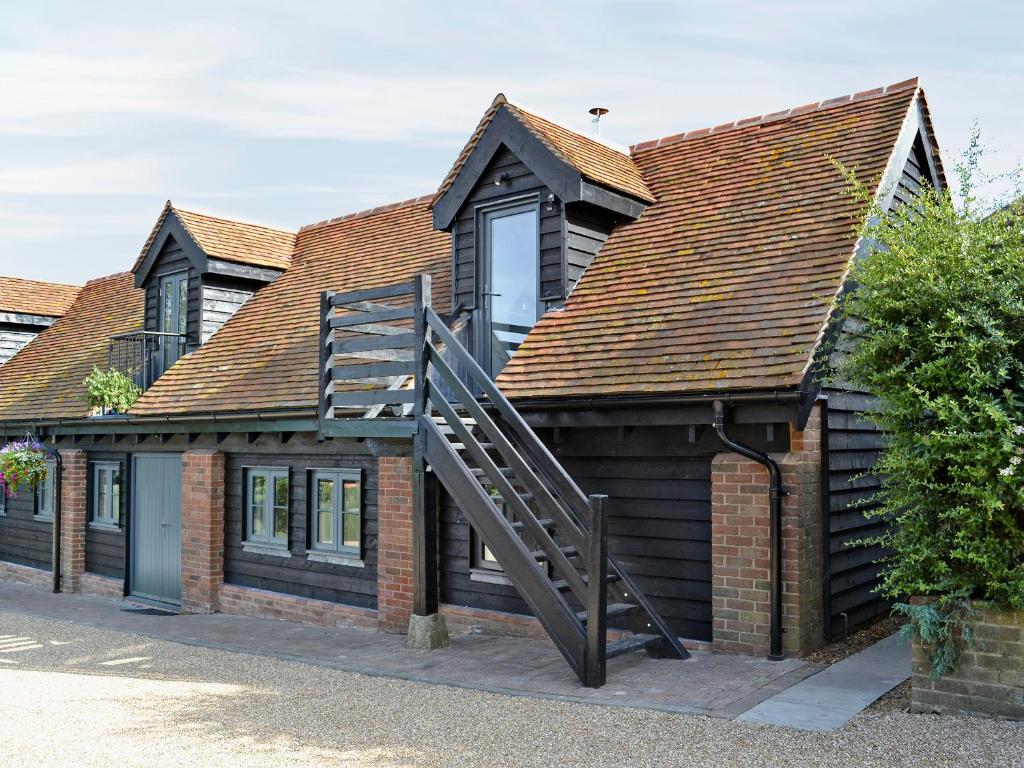 The building where the vacation home is located 