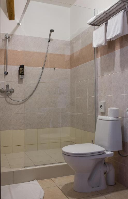 Koupelna v ubytování Hotel Selsky Dvur