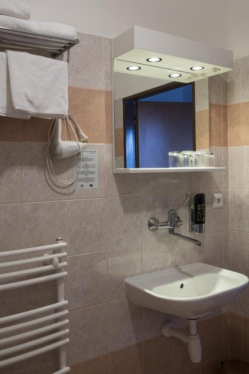 Koupelna v ubytování Hotel Selsky Dvur