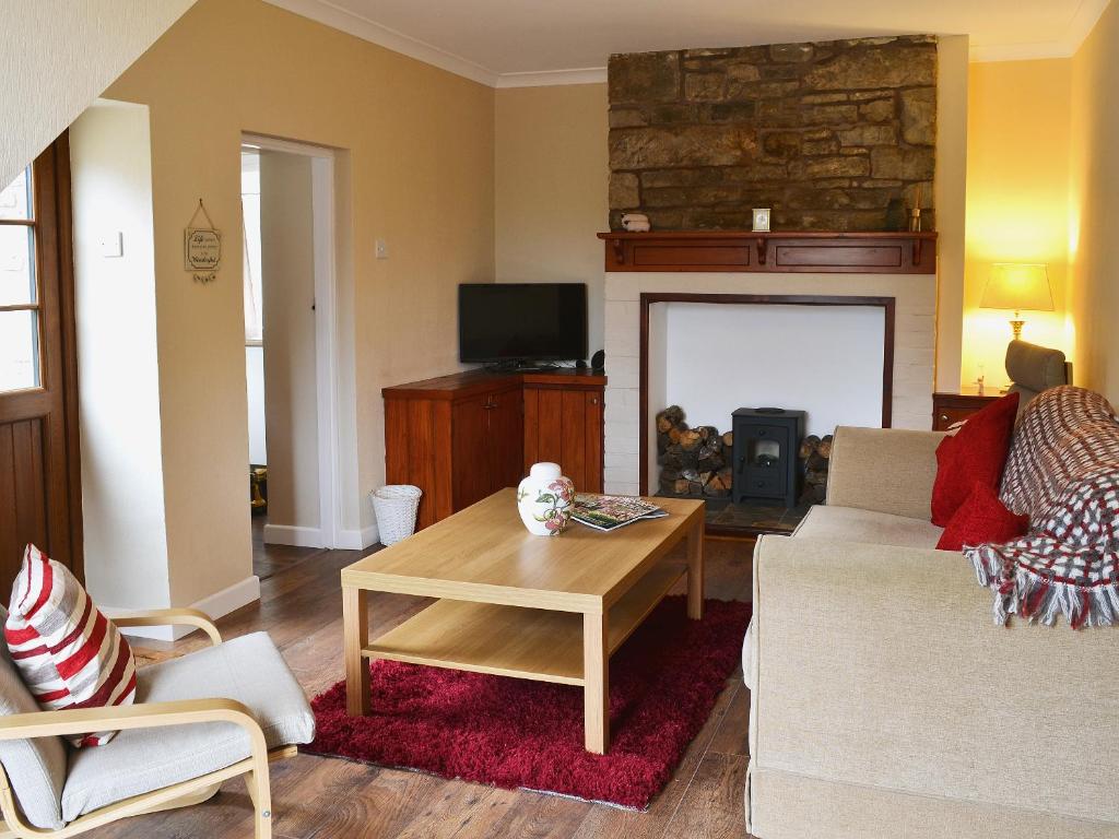 A television and/or entertainment center at The Bothy 