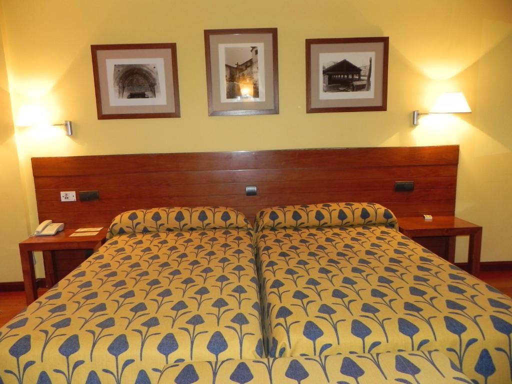Postel nebo postele na pokoji v ubytování Hotel Rural Vado del Duratón