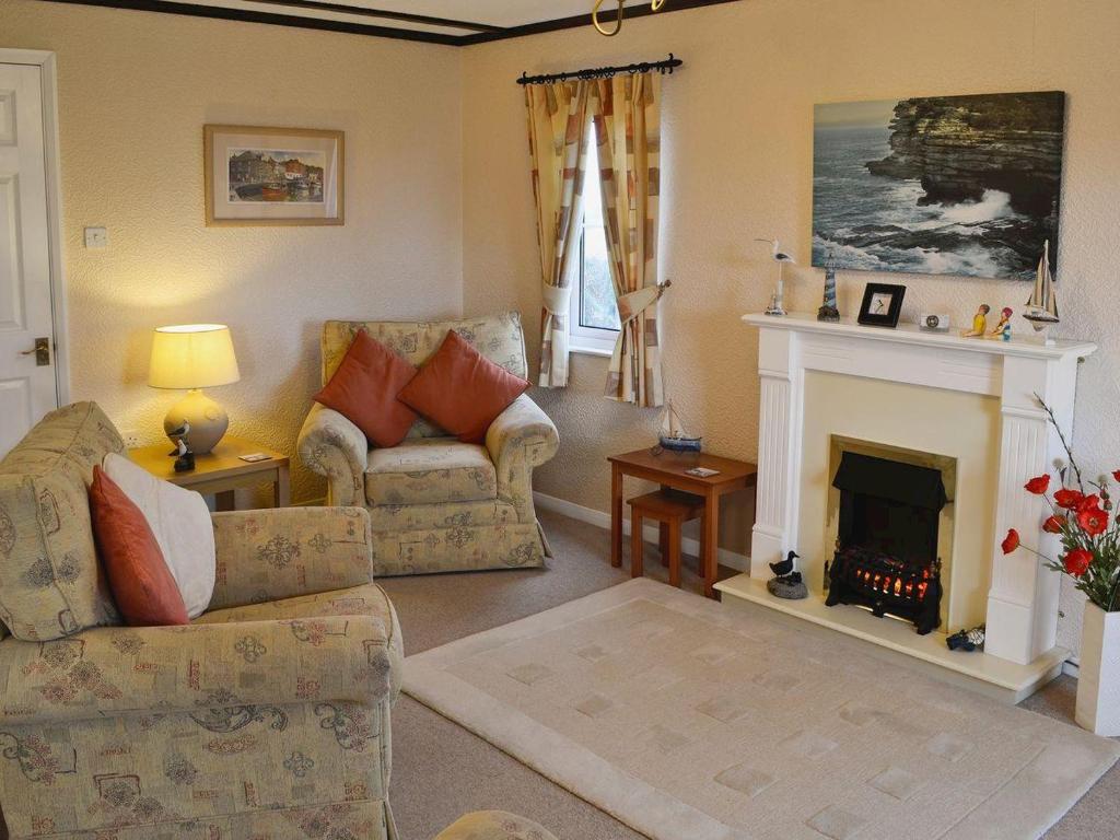 A seating area at Adelin Lodge 