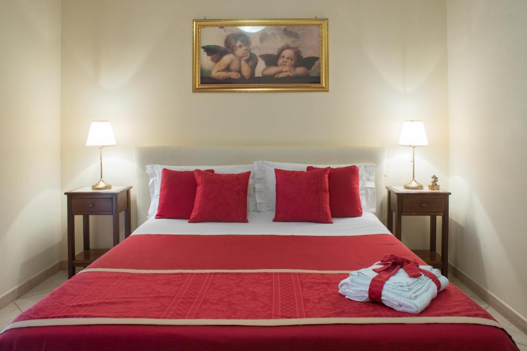B&B MareAgrò客房内的一张或多张床位