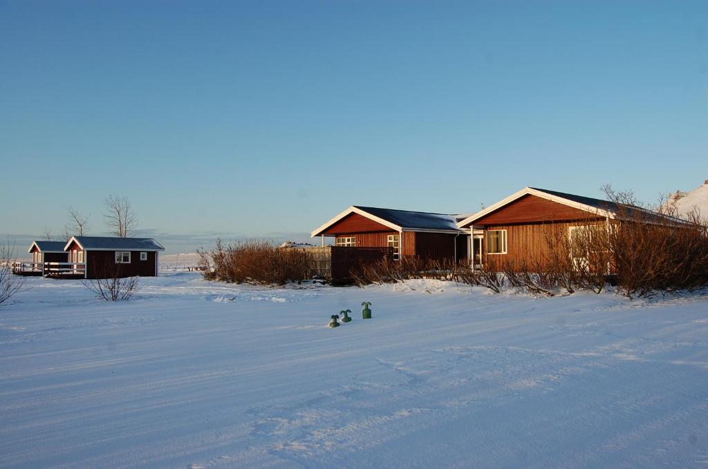 Móar guesthouse v zimě